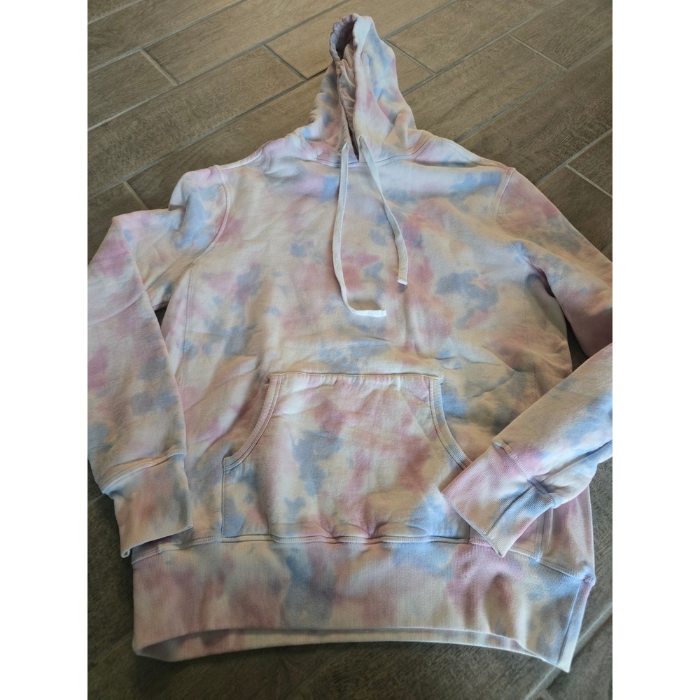 Spiritual Gangster‎ More Love Tie Dye Hoodie Pastel Pink Blue Women Medium USA